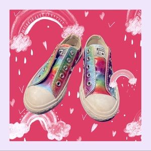 Converse Chuck Taylor All Star Unicorn Glitter Sneakers -Girls size 11